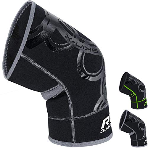 RDX Rodillera de Neopreno Elástica Soporte Deportivo Fitness Rodilleras MMA Ligamento Powerlifting (Se Vende como un Solo Elemento)