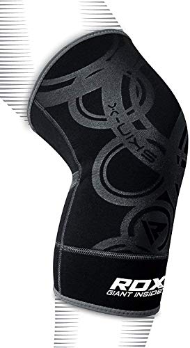 RDX Rodillera de Neopreno Elástica Soporte Deportivo Fitness Rodilleras MMA Ligamento Powerlifting (Se Vende como un Solo Elemento)