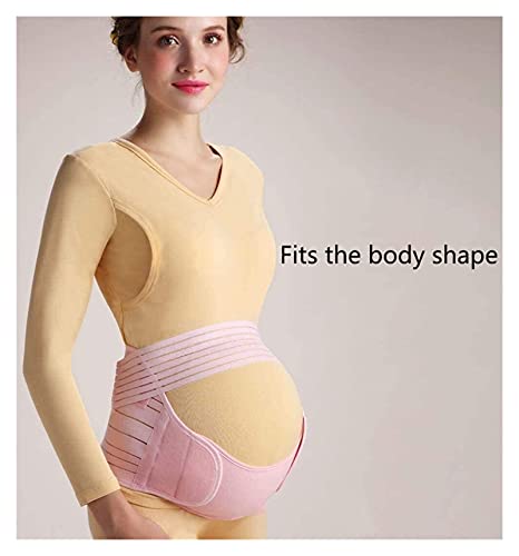 REAPP Cinturón de Embarazo Abdomen Maternidad Cinturón de Vientre Cintura Trasera Peluvic Relieve Dolor Recuperación del Cuerpo Accesorios Embarazadas (Color : Negro, Size : XXL)