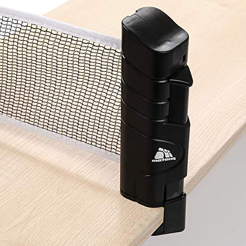 Red Ping Pong Neto para el Tenis de Mesa Longitud Ajustable hasta 200 cm Portátil Net Table Tennis Accesorio para Entrenamiento y Actividades al Aire Libre y Deportes (Negro)