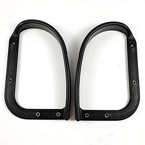 Reemplazo de la silla de oficina de los reposabrazos de plástico, reposabrazos de reemplazo de 40.5 * 27 cm, repuesto de repuestos Silla de oficina Reposabrazos, soporte de apoyabrazos un par,Negro
