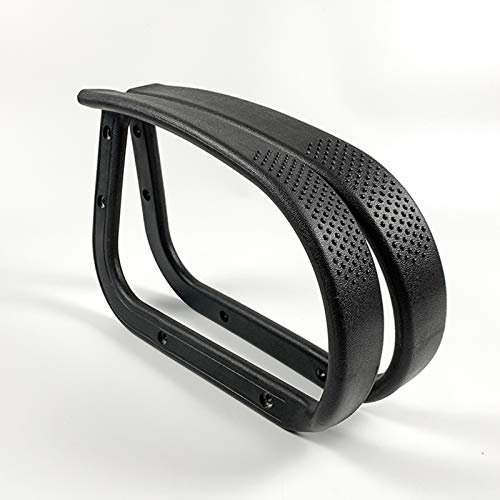 Reemplazo de la silla de oficina de los reposabrazos de plástico, reposabrazos de reemplazo de 40.5 * 27 cm, repuesto de repuestos Silla de oficina Reposabrazos, soporte de apoyabrazos un par,Negro