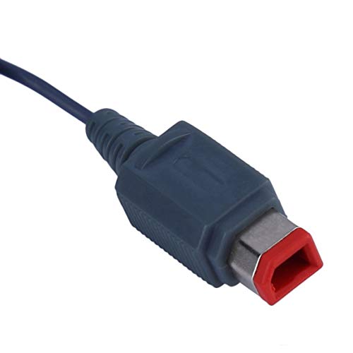 Reemplazo por Infrarrojos TV Ray Wired Sensor de la Barra de Sensor de Distancia Inductor para Nintendo Wii para Wii U Consola – Negro con Plata