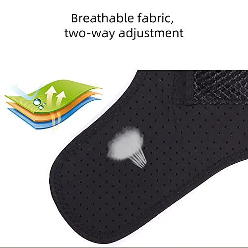 Regalos de Invierno Sannofair - Masaje térmico para hombros con 3 ajustes de calefacción, correa ajustable para terapia de calor o frío para manguito rotador, tendinitis de esguince de dolor