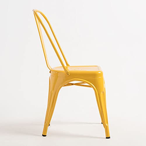 Regalos Miguel - Sillas Comedor - Silla Torix - Amarillo - Envío Desde España