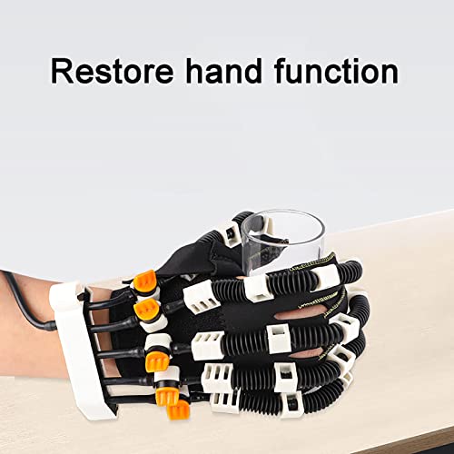 Rehabilitación Robot Guantes,Dispositivo De Entrenamiento De Manos con Dedos,Dispositivos De Entrenamiento con Guantes De Asistencia,para Entrenamiento De Corrección De Flexión De Dedos