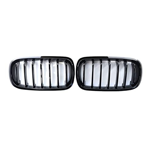 Rejilla de Parachoques For X5 F15 for X6 f16 for X5m for X6m 2014-2017 Capucha Frontal Bumper Ridney Grill Gloss Black Solter Slats Grille
