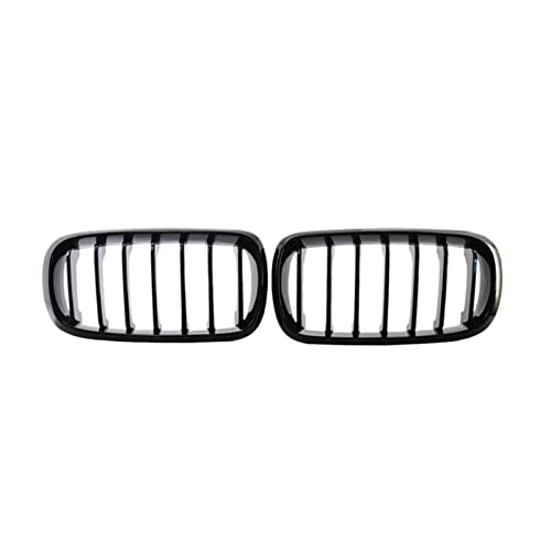 Rejilla de Parachoques For X5 F15 for X6 f16 for X5m for X6m 2014-2017 Capucha Frontal Bumper Ridney Grill Gloss Black Solter Slats Grille