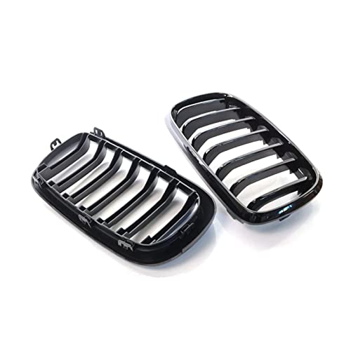 Rejilla de Parachoques For X5 F15 for X6 f16 for X5m for X6m 2014-2017 Capucha Frontal Bumper Ridney Grill Gloss Black Solter Slats Grille