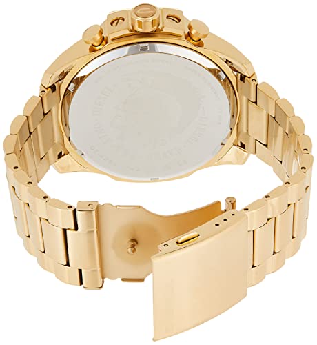 Reloj cronógrafo Diesel Mega Chief para hombre, caja de acero inoxidable de 51 mm