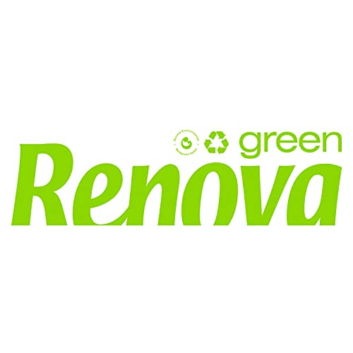 Renova Toallas Secamanos Zig-Zag Renovagreen | 30 Paquetes de 180 Unidades | 5.400 Toallas | Papel Reciclado 2 Capas | Certificado FSC® y Ecolabel