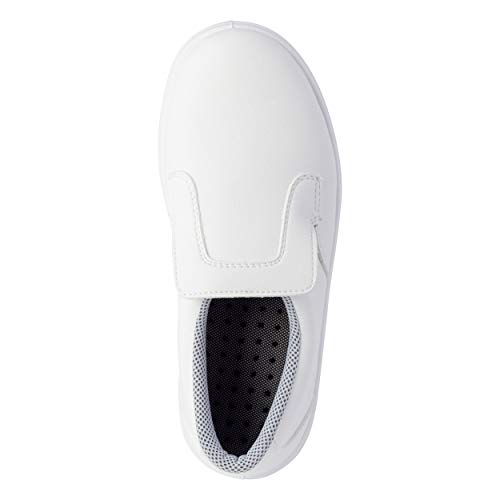 REPOSA Nurse Zapatos de Trabajo, Zapatos de Trabajo Cerrados Tipo mocasín sin Puntera, Parte Superior de Microfibra Transpirable, Zapatos Sanitarios con Plantilla anatómica, Suela de PU