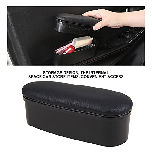 Reposabrazos para Puerta De Coche, Caja Lateral De Almacenamiento, Reposabrazos Funcionales, Caja De Reposabrazos para Coche, Soporte para Codo, Almohadilla para Elevar El Brazo