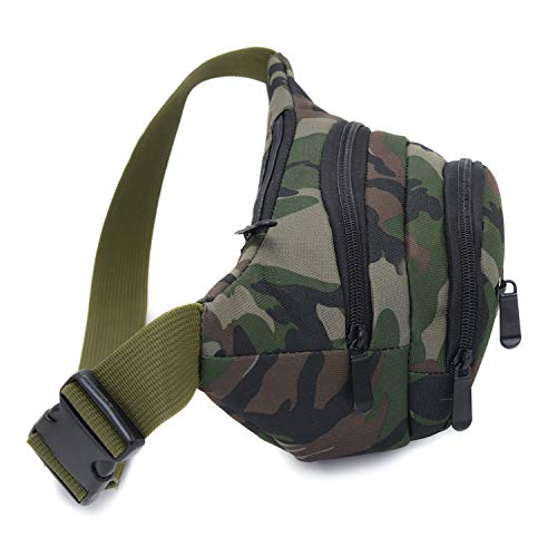 Resistente al Agua riñonera Bolsa de Cintura Cremallera Bolsa riñonera de Viaje Senderismo al Aire Libre Deporte Vacaciones Dinero Bolsa de Cadera Paquete