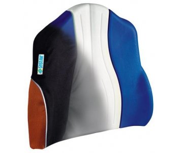 Respaldo moldeado de espuma viscoelástica con memoria de forma multiportancia de muy alta densidad, ancho sillón de 30 a 36 cm.