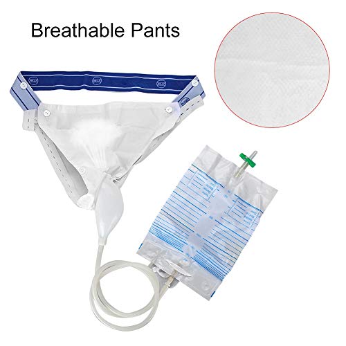 Reutilizable Masculino Femenino Bolsa de Orina, Masculino Orinal Colector Silicona Adultos Hombre Mujer Ancianos Pee Bolsa Orinal Portátiles para viaje Uso exteriores(mujer)