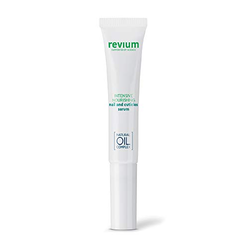 Revium - Sérum nutritivo de acción intensiva para uñas y cutículas,producto de cuidado con aceites de mirra,algodón,almendra,canola y germen de trigo,con vitaminas (A, E, F y C) y lecitina, 7ml
