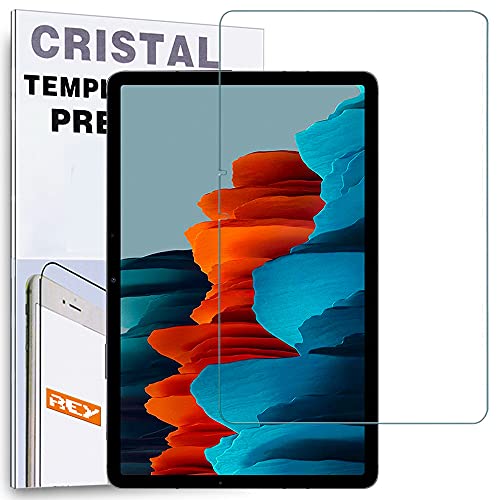 REY Protector de Pantalla para Tablet Samsung Galaxy Tab S7 4G-WiFi 11", Cristal Vidrio Templado Premium
