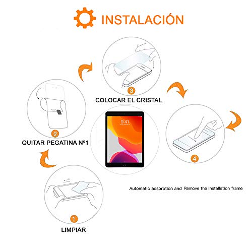 REY Protector de Pantalla para Tablet Samsung Galaxy Tab S7 4G-WiFi 11", Cristal Vidrio Templado Premium