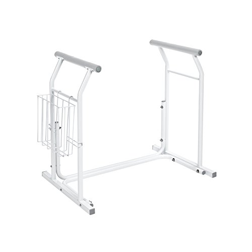 Ridder A0110101 - Apoyo portátil para el baño, con Bandeja de almacenaje, Color Blanco