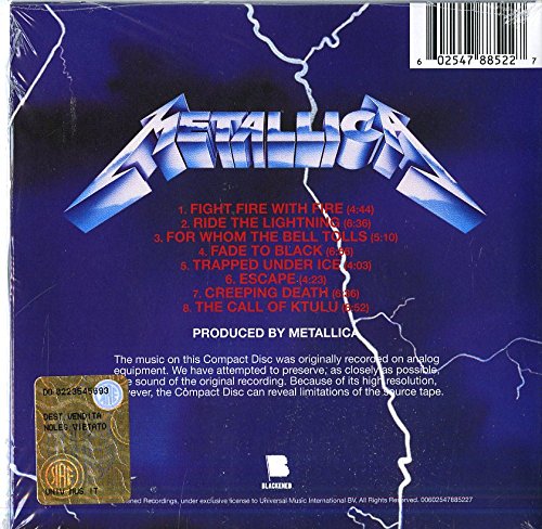Ride The Lightning - Remastered Edition. 2016