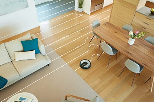 Robot aspirador conexión Wi-Fi iRobot Roomba 971 - 2 cepillos goma multisuperficie - Ideal mascotas - Recarga y reanuda - Sugerencias personalizadas - Compatible asistente voz - Coordinación Imprint