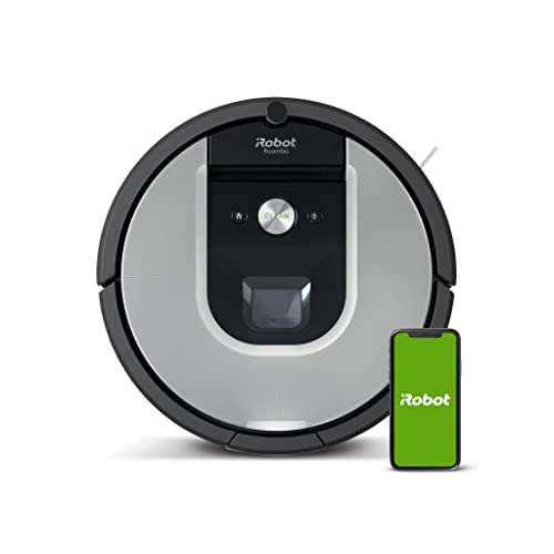 Robot aspirador conexión Wi-Fi iRobot Roomba 971 - 2 cepillos goma multisuperficie - Ideal mascotas - Recarga y reanuda - Sugerencias personalizadas - Compatible asistente voz - Coordinación Imprint