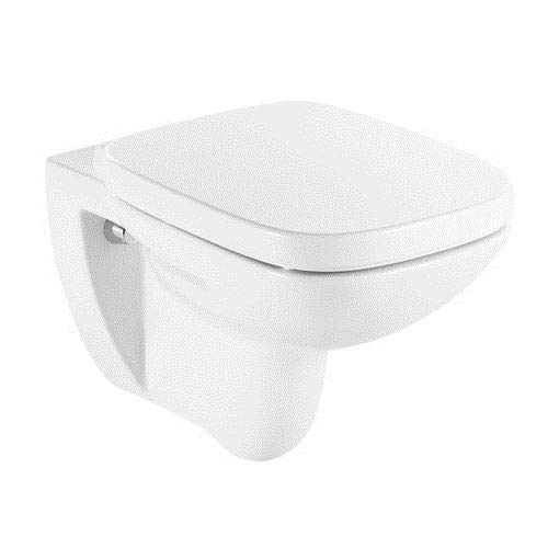 Roca A346997000 - Inodoro porcelana suspendido salida a pared, coleccion Debba, color blanco