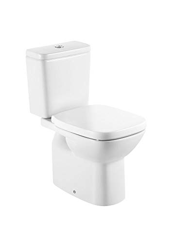 Roca A8019D000B Asiento y Tapa Supralit, Coleccion Debba, Square, Color Blanco