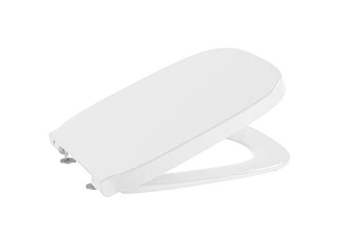 Roca A8019D000B Asiento y Tapa Supralit, Coleccion Debba, Square, Color Blanco