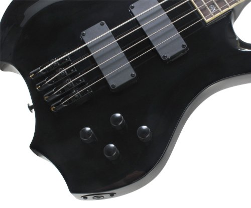 Rocktile BB104 Pro BattleBone - Bajo eléctrico, color negro