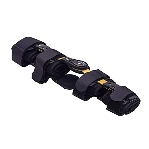 Rodillera con bisagras ROM Ortesis de soporte de rodilla postoperatoria ajustable Ortesis de rodilla con descarga ajustable, para recuperación de lesiones de ACL MCL y PCL, protector de protección ort