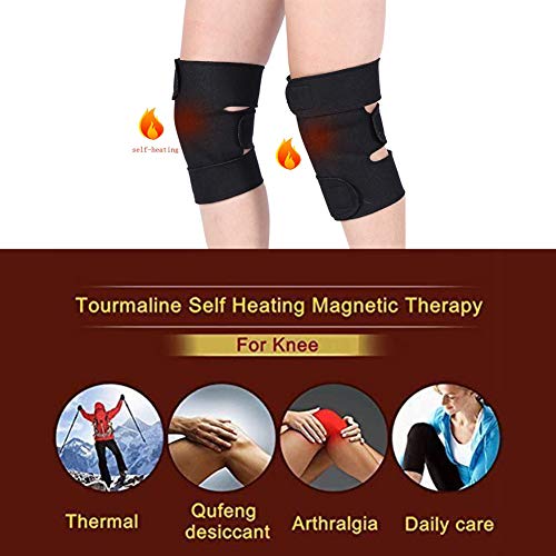 Rodilleras cálidas, Rodillera magnética, Rodillera de calefacción de rodilla, Rodillera de calefacción automática, Correas de turmalina calientes, Rodilleras ajustables