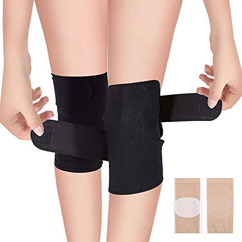Rodilleras cálidas, Rodillera magnética, Rodillera de calefacción de rodilla, Rodillera de calefacción automática, Correas de turmalina calientes, Rodilleras ajustables