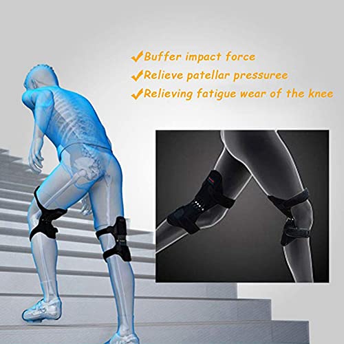 Rodilleras para Hombres Y Rodilleras Ajustables con Resorte De Rótula Abierta para Mujeres para Artritis Dolor En Las Articulaciones Alivio del Dolor De Menisco Rehabilitación De Lesiones,Two
