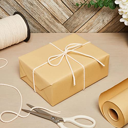 Rollo de papel Kraft - Paquete de ahorro Jumbo de 30,5 metros - Rollo de papel de embalaje marrón - 44,5 cm de ancho