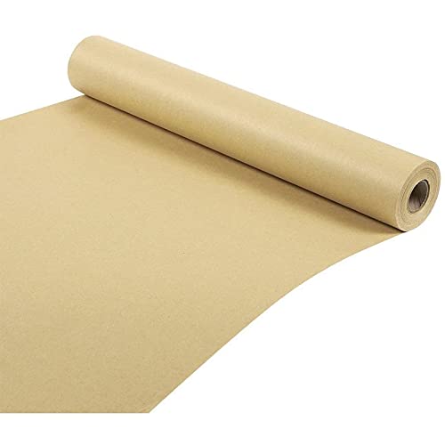 Rollo de papel Kraft - Paquete de ahorro Jumbo de 30,5 metros - Rollo de papel de embalaje marrón - 44,5 cm de ancho