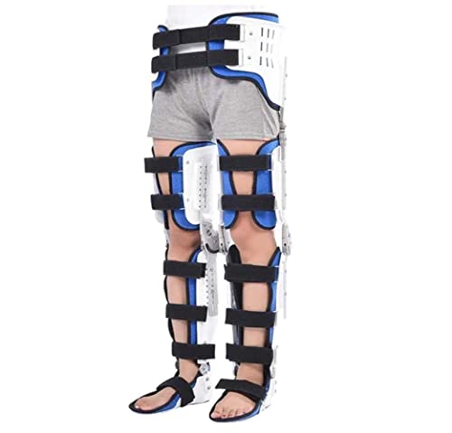 ROM Ortesis de abducción de cadera postoperatoria, Ortesis de fijación de articulaciones de cadera, rodilla, tobillo y pie, Muslo Rodilla Pierna Tobillo Correa fija para extremidades Material fijo y s