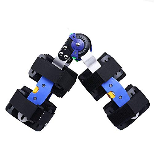 RONGW JKUNYU Knee Pads Soporte de la Rodilla de la ortesis de la Rodilla Ajustable Adulta con bisagras bilaterales Articulated Knee Brace Patella Compresión de la Pistola
