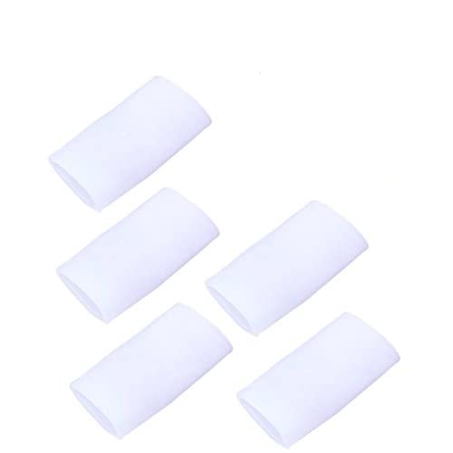 ROSENICE Protector de pantalla para dedo del pie de silicona, gel, 5 pares de protectores de juanete