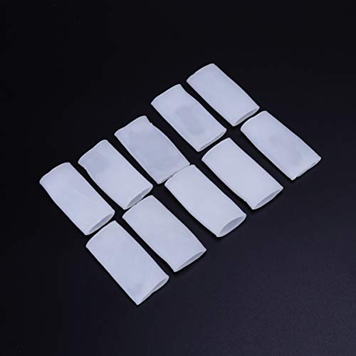 ROSENICE Protector de pantalla para dedo del pie de silicona, gel, 5 pares de protectores de juanete
