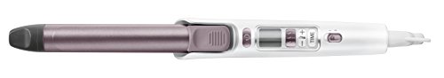 Rowenta Precious Curl CF3460 Rizador con recubrimiento Keratin and shine, temperatura hasta 200ºC, cable 360º y pantalla LCD, 25 mm de diámetro
