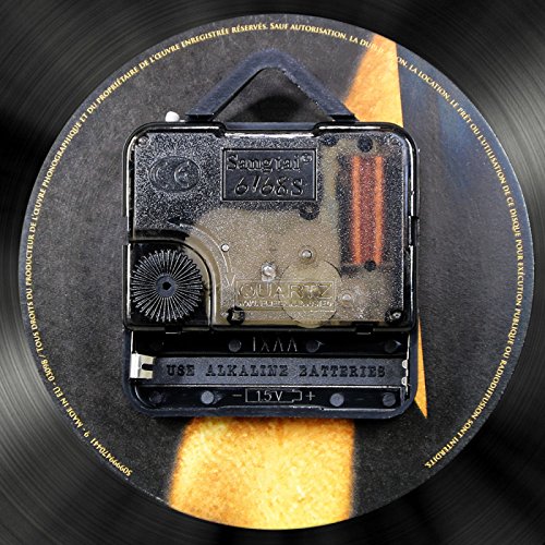 RRBOI Reloj de Pared Music Band Modern Vinyl Record Reloj de Pared Heavy Metal Band Rock N Roll Wall Art Deco Reloj Reloj Music Attitude Music Lover Gift
