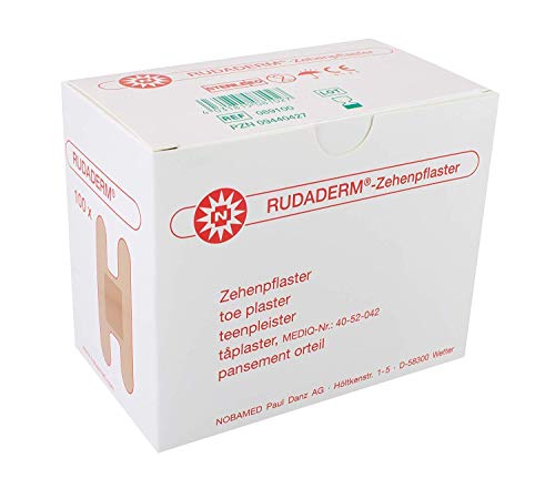 Rudaderm Parche para Dedos Del Pie Esparadrapo Noba Producto PZN 9440427 (Pieza 100)