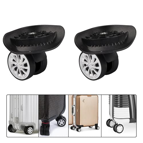 Ruedas Giratorias De Equipaje, Ruedas De Repuesto para Equipaje Ruedas De Maleta Flexibles para Reparar Ruedas Desgastadas