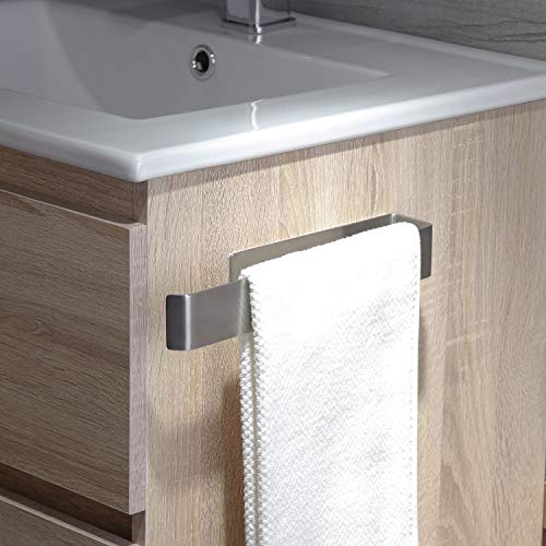 RUICER Toallero Adhesivo - Toalleros de Baño sin Taladro 26cm Barra Toallero Anilla Acero Inoxidable