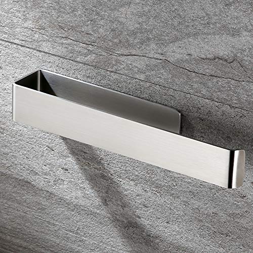 RUICER Toallero Adhesivo - Toalleros de Baño sin Taladro 26cm Barra Toallero Anilla Acero Inoxidable