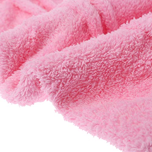 S-TROUBLE Mop Cover Coral Fleece Paño de Limpieza del hogar Escoba Limpiador Perezoso Polvo de Limpieza Calzado para pies Herramientas de Limpieza del hogar