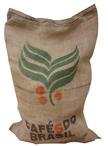 SABOREATE Y CAFE THE FLAVOUR SHOP Tela de Saco de Café de Origen Brasil Reutilizado para Tapizar de Yute Arpillera 100% Natural (70 cm x 1 metro)