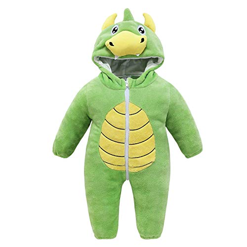 Saco De Dormir para Bebés Niños Niñas,Saco De Dormir De Una Pieza Recién Nacido, Pijamas De Los Niños Caseros Del Ocio, Mameluco Del Bebé-Verde_100cm